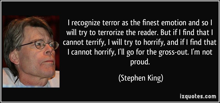 Terrors Unbound: Stephen King's Quotes on the Essence of Horror