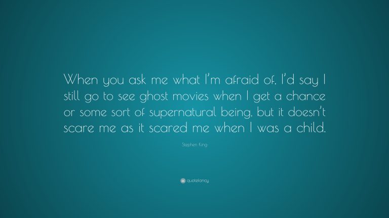 What Are Some Stephen King Quotes About The Supernatural?