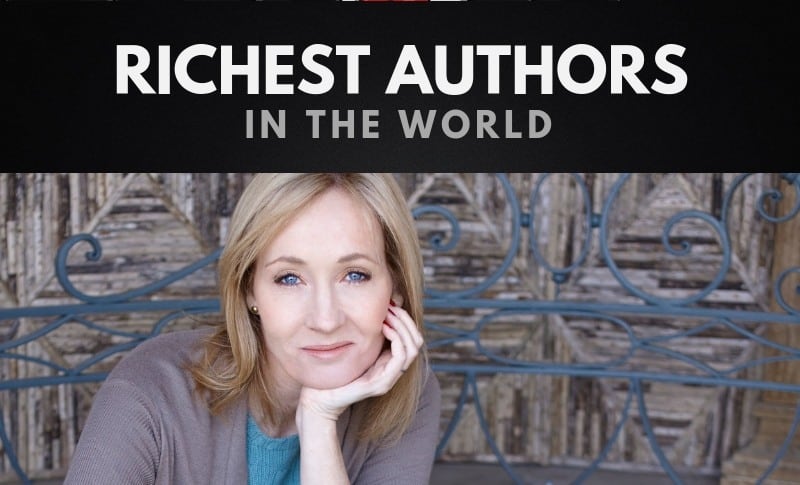 Who is the 2 richest author in the world?