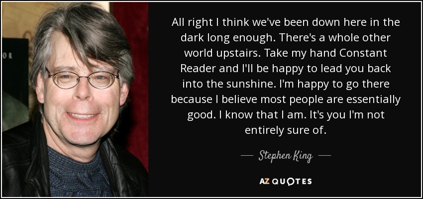 What are some Stephen King quotes about the allure of the dark side?
