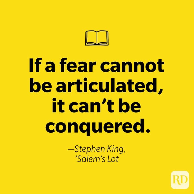 What are some Stephen King quotes about the fear of supernatural forces?