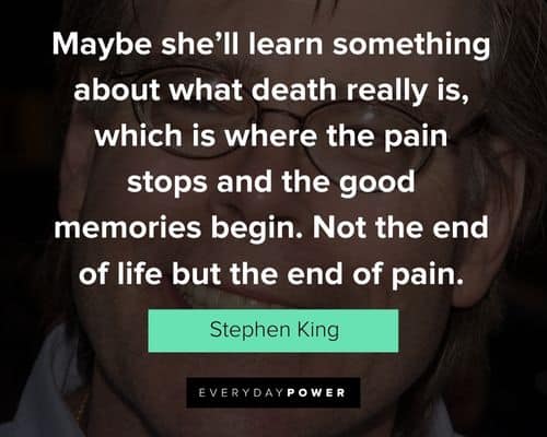 What Are Some Stephen King Quotes About The Fear Of Death?