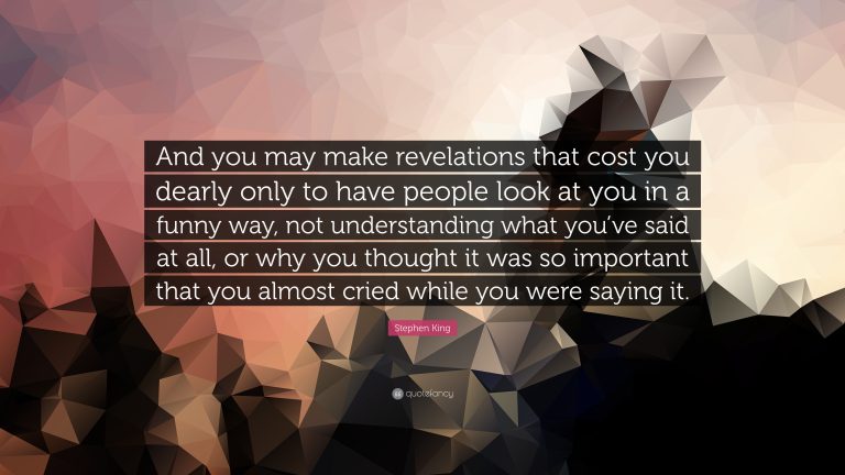 Stephen King Quotes: Revelations And Revelry