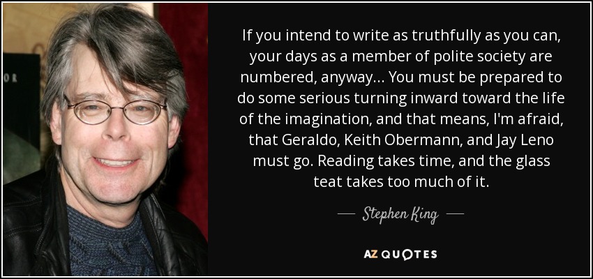 Stephen King Quotes: Insights into the Dark Side of Society