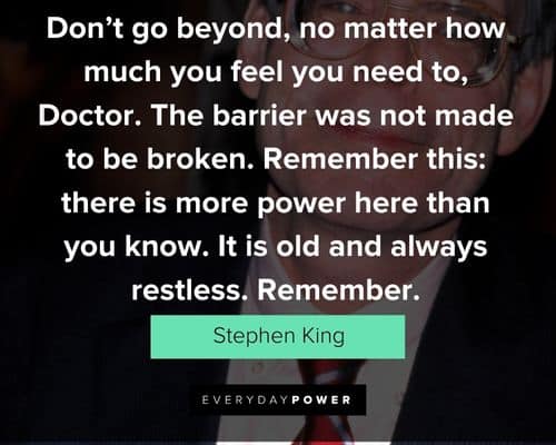 What Are Some Stephen King Quotes About The Power Of The Mysterious?